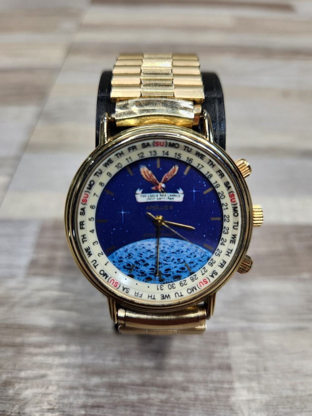 Men's Vintage Watch APPOLO II "25 Years Anniversary". Manual Date/Day. Working